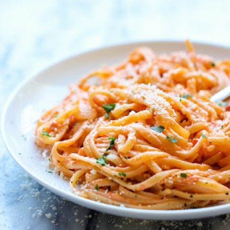 Roasted Red Pepper Alfredo