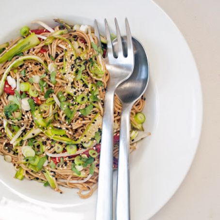 Sesame-Ginger Soba Noodle Salad