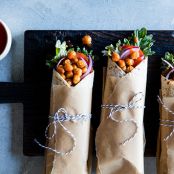 Spicy Buffalo Chickpea Wraps
