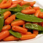 Glazed Snow Peas and Carrots
