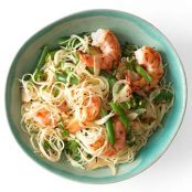 Garlicky Shrimp and Green Beans