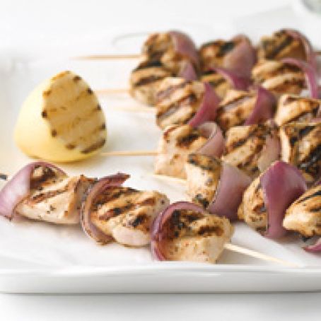 Grilled Greek Chicken Kabobs