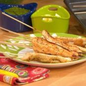 Appetizer - Herb Chicken Kebobs with Chimichurri