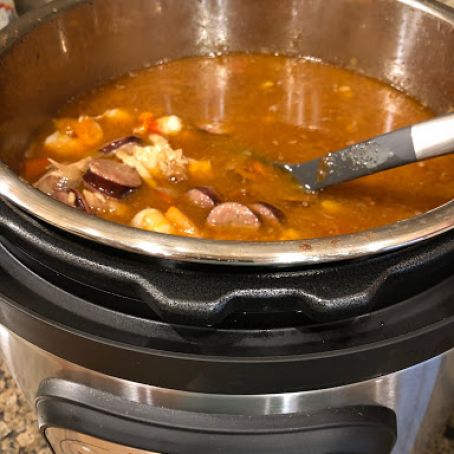 Gumbo - Sausage, Chicken, Shrimp - Instant Pot