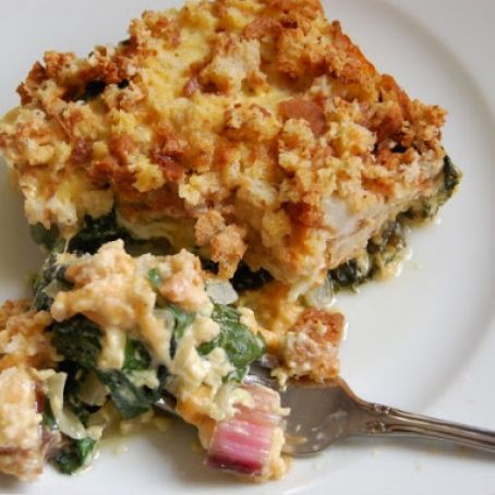 Swiss Chard Breakfast Strata