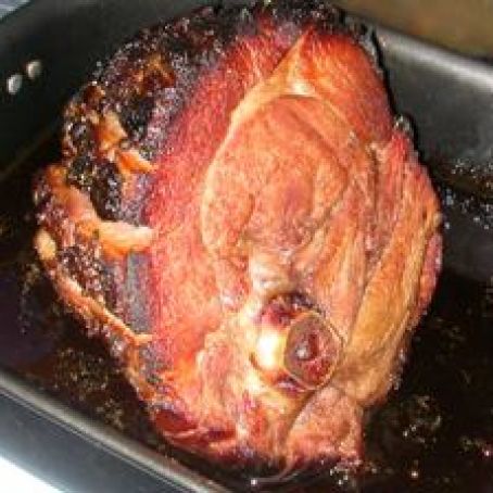 Fresh Baked Ham with Whisky and Cola Glaze