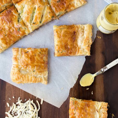 Ham and Swiss Slab Pie