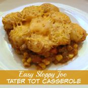 Sloppy Joe Tater Tot Casserole