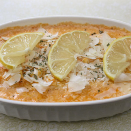 Shrimp & Crab Cannelloni with Roasted Red Pepper Sauce