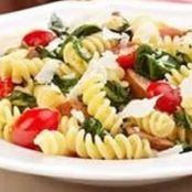 Fusilli with Sausage, Arugula and Tomatoes