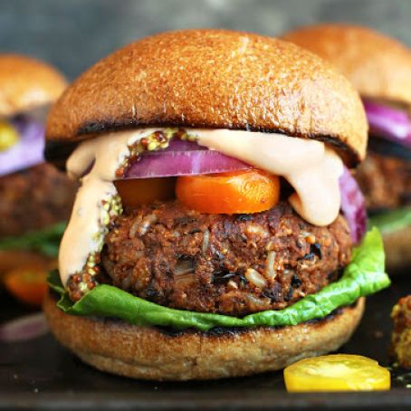 Grillable Veggie Burgers