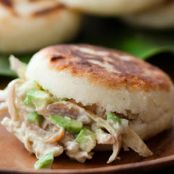 Arepas Stuffed with Reina Pepiada