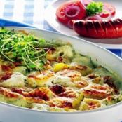 Timjankryddad potatis- och sellerigratäng