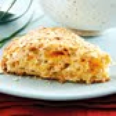 Oat Biscuits With Cheddar & Chives