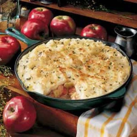 Farmhouse Pork and Apple Pie Recipe