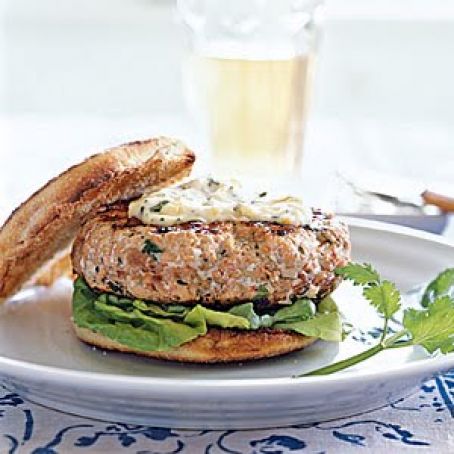 Chipotle Salmon Burgers