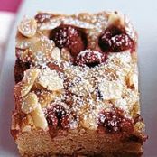 Raspberry-Almond Blondies