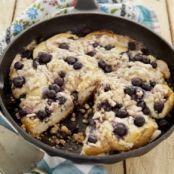 Blueberry Skillet Cake,Easy