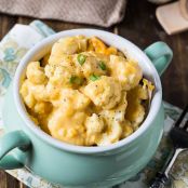 Crock Pot Cauliflower and Cheese - Spicy Southern Kitchen