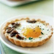 Fennel Sausage and Egg Tartlets