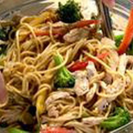 Ina's Szechuan Noodles with Chicken