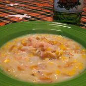 Sweet Corn Chowder With Shrimp