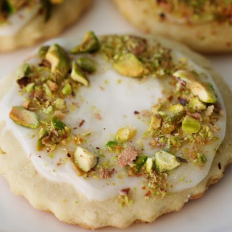 Limoncello Pistachio Cookies