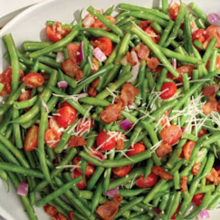 Green Bean and Bacon Salad with Dijon Vinaigrette