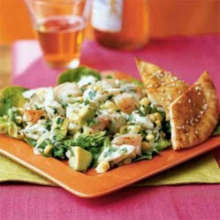 Coconut Crab and Shrimp Salad