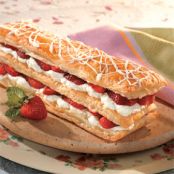 Strawberry White Chocolate Napoleons