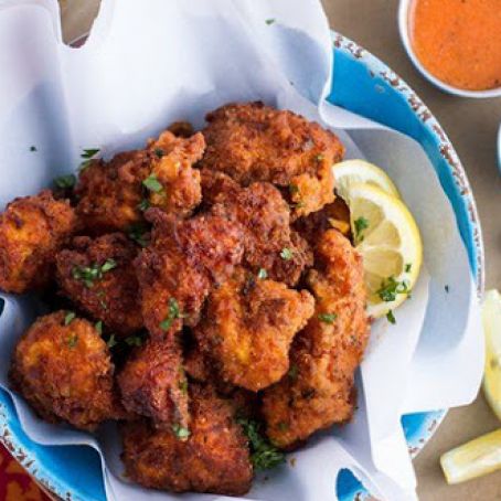 Zucchini-Crusted Buffalo Chicken Nuggets