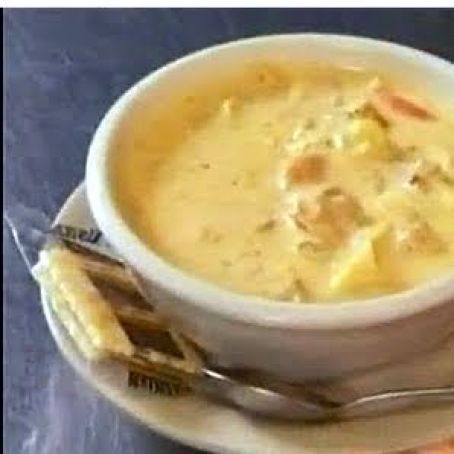 Triple D Cheeseburger Soup