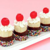 Mini Banana Split Bites
