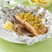 Garlic-Ginger Salmon Packets