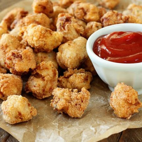 Cornbread Crusted Ranch Chicken Bites