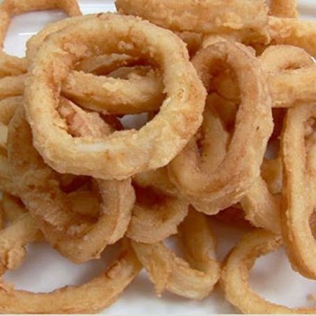 Anillos de Calamar Rebozados con Cerveza (Beer-Battered Calamari)