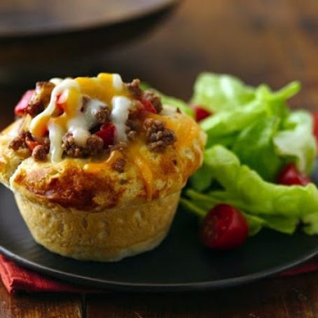 Sloppy Joe Biscuit Cups