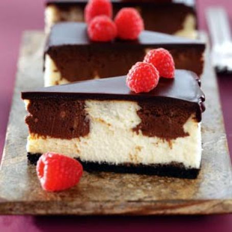 Chocolate Raspberry Cheesecake