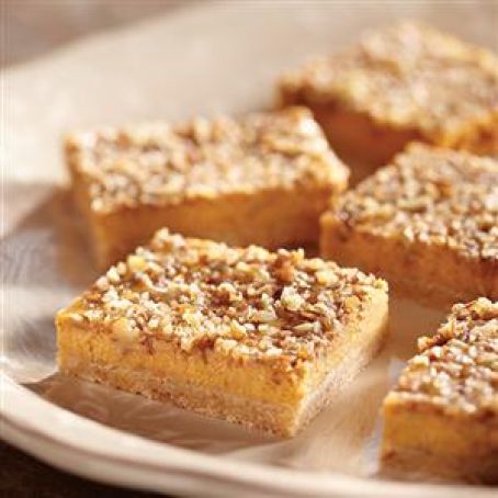 Pumpkin Cheesecake Bars