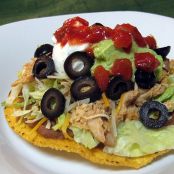 Chile Lime Chicken Tostadas