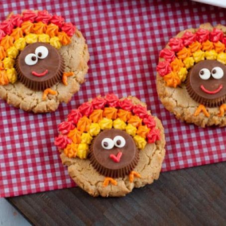 Peanut Butter Cup Turkey Cookies