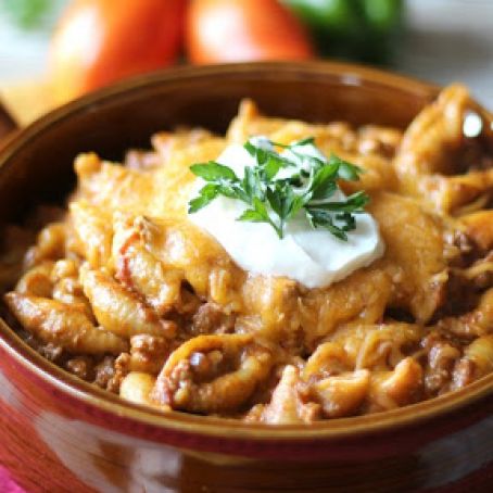 Taco Pasta (Slow-Cooker)