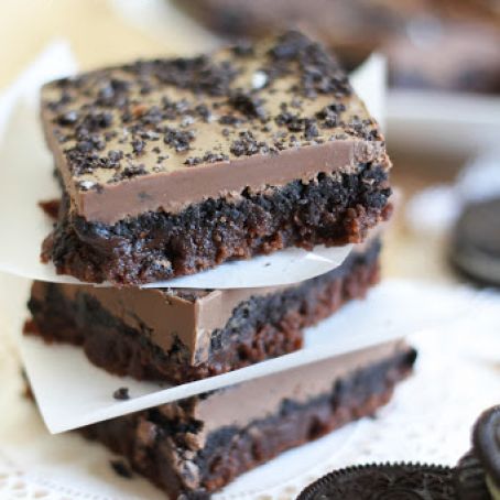 Oreo Truffle Brownies