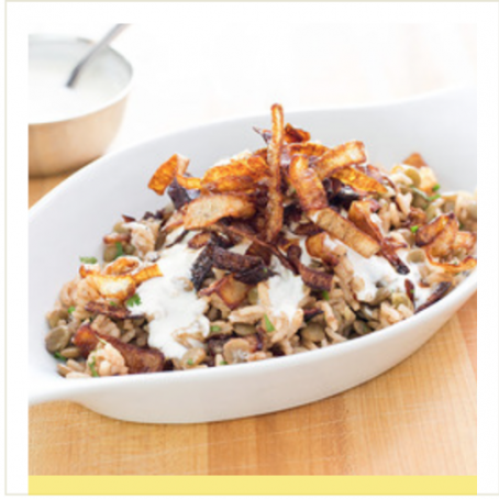 Rice and Lentils with Crispy Onions (Mujaddara)