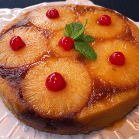 TARTA INVERTIDA DE PIÑA