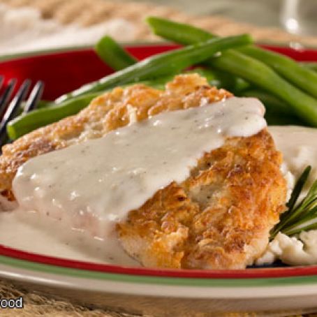 Backwoods Pork Chops with River Gravy