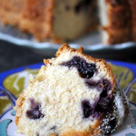 Mom’s Blueberry Sour Cream Pound Cake
