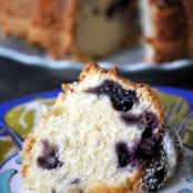 Mom’s Blueberry Sour Cream Pound Cake