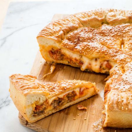 Cast-Iron Skillet Calzone-ATK