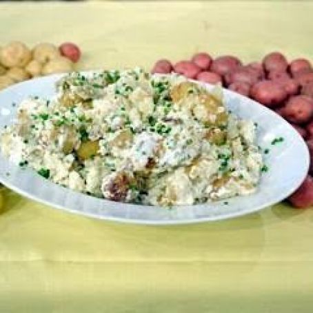 Emeril's Smashed Potatoes with Sour Cream and Chives